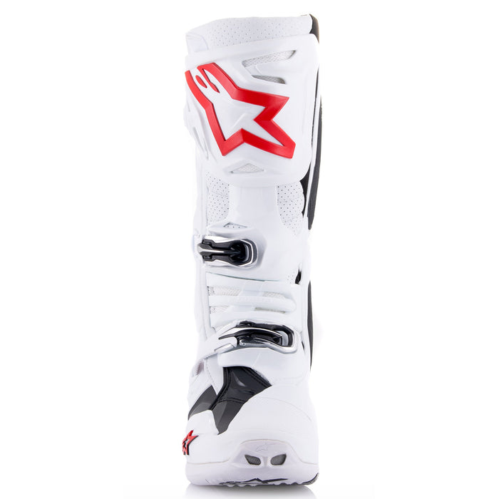 Alpinestars Tech 10 Supervented Boots in White/Red 2023