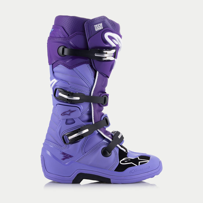 Alpinestars Tech 7 Boots in Purple/White 2023
