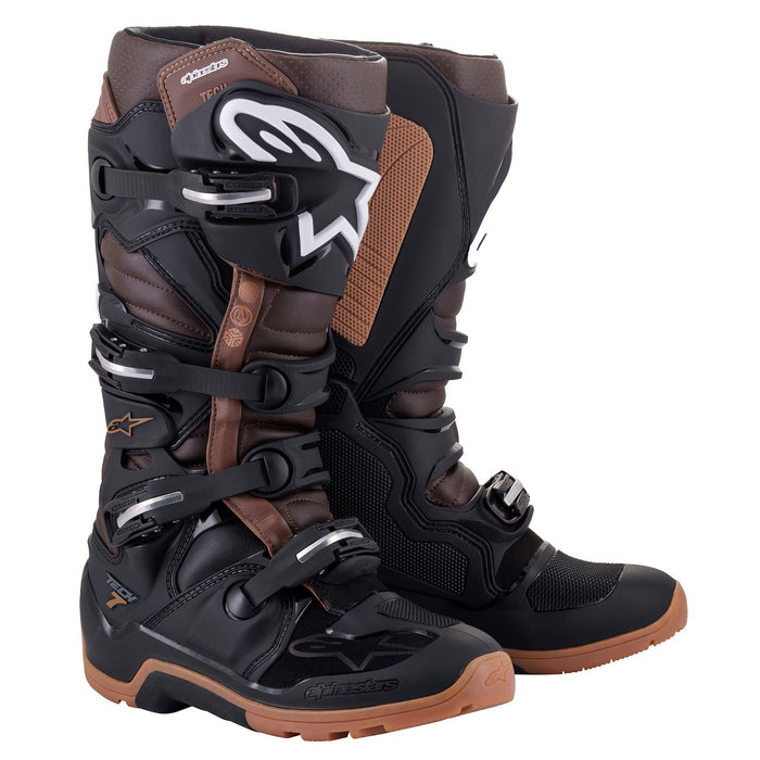 Alpinestars Tech 7 Enduro Drystar Boots in Black/Brown 2022