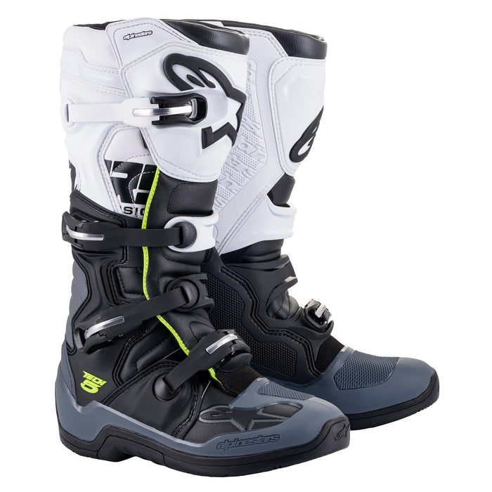 Alpinestars Tech 5 Boots in Black/Gray/White