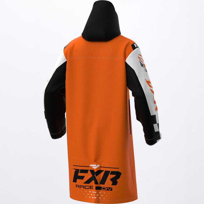 FXR Warm-Up Coat in Orange/Black/White