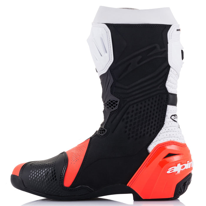 Alpinestars Supertech R Vented Boots in Black/White/Red 2022