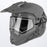 FXR Torque X Prime Helmet with E Shield & Sun Shade in Steel