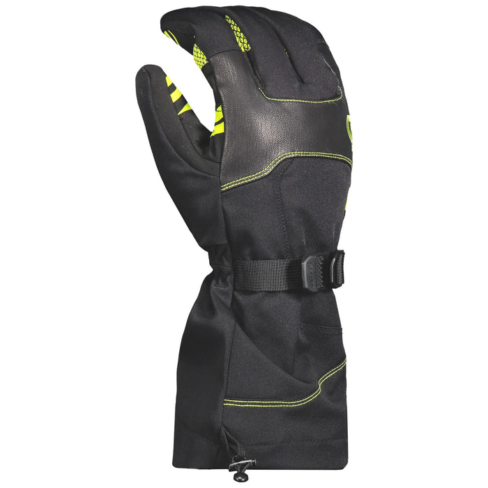 Scott Cubrick Long Gloves in Black/Lime Green