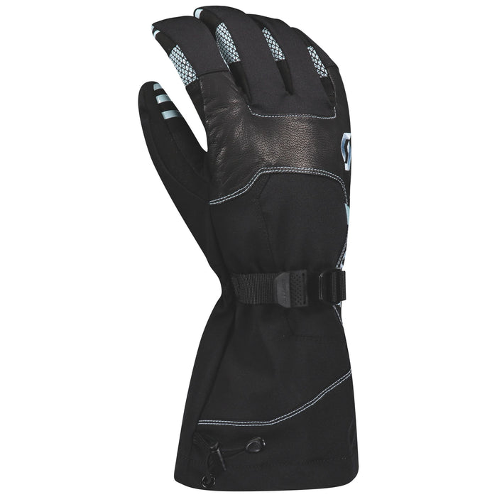 Scott Cubrick Long Gloves in Black/Cloud Blue
