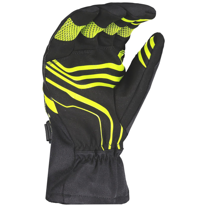 Scott Scott Cubrick Short Gloves in Black/Lime Green