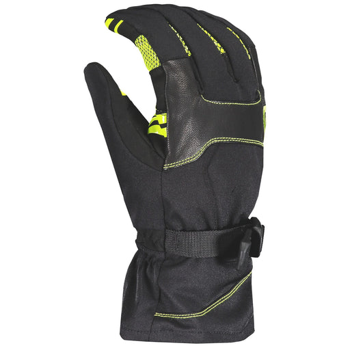 Scott Scott Cubrick Short Gloves in Black/Lime Green