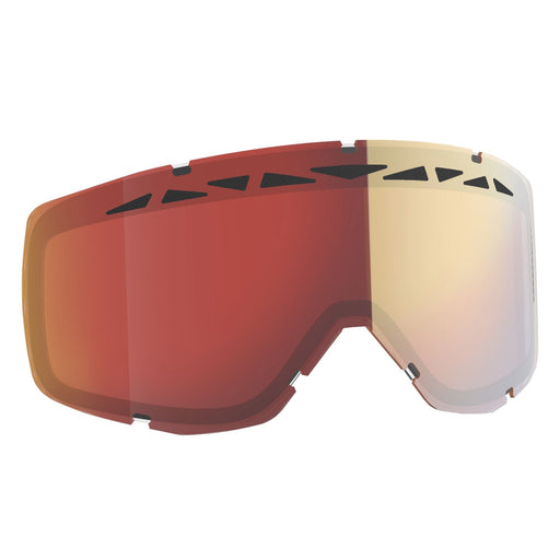 Scott Primal / Hustle Tyrant / Split Double Standard Snow Googgle Lens 2022 in Red Chrome Light Sensitive ACS