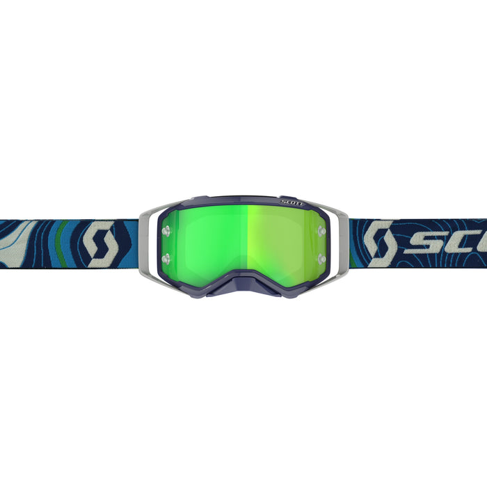 Scott Prospect Goggles - Blue/Green Green Chrome Works