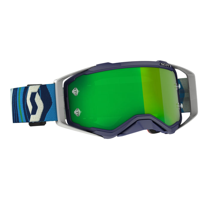 Scott Prospect Goggles - Blue/Green Green Chrome Works