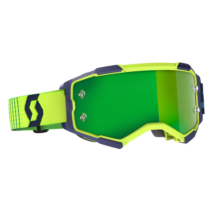 Scott Fury Goggles in Blue/Yellow - Green Chrome Works