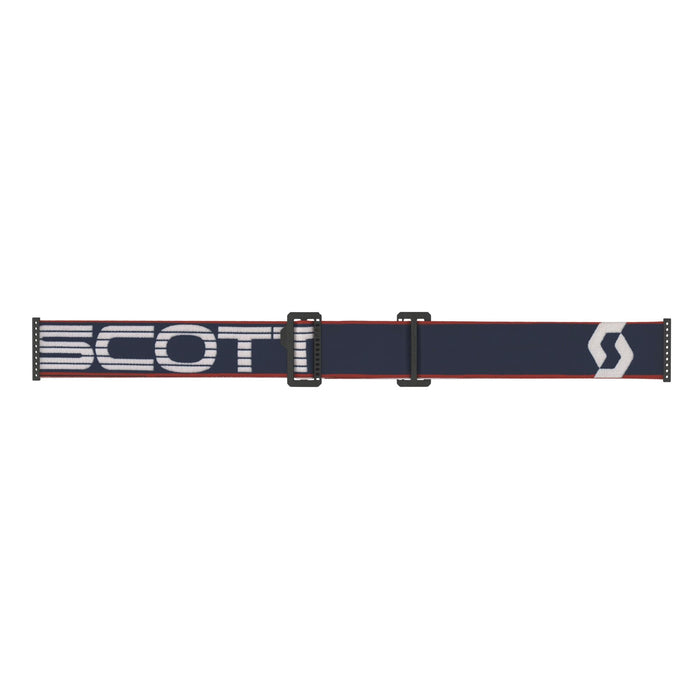 Scott Prospect Snow Goggles in Retro Blue/Red - Enhancer Blue Chrome