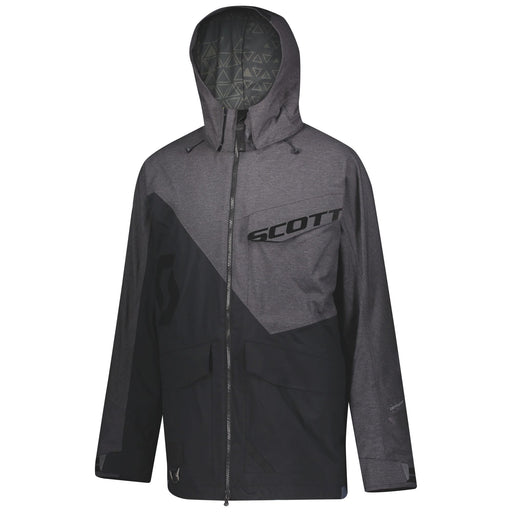 Scott XT Shell Dryo Jacket in Black/Melange Grey