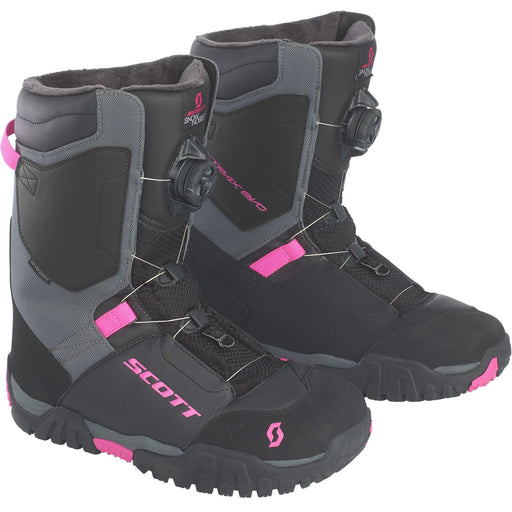 Scott X-Trax Evo Women's Snow Boots in Black/Rhodamine Red(Pink)