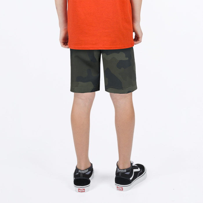 FXR Attack Youth Short in Army Camo