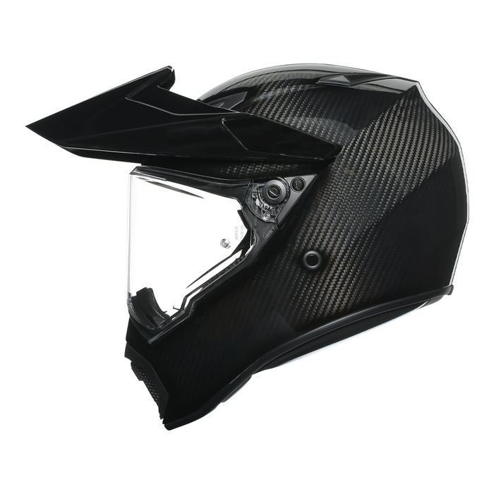 AGV AX9 Solid Helmet in Glossy Carbon