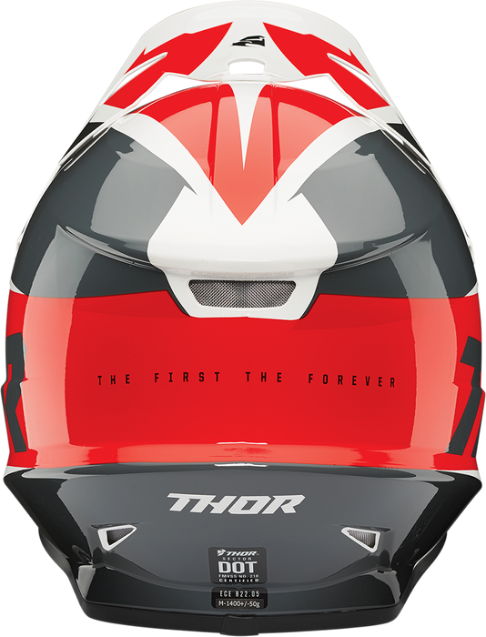 Thor Sector Fader Helmet in Red/Black