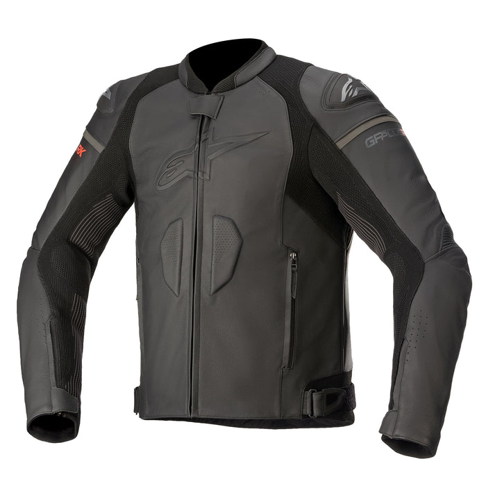 Alpinestars GP Plus R V3 Rideknit Leather Jacket in Black/Black 2022