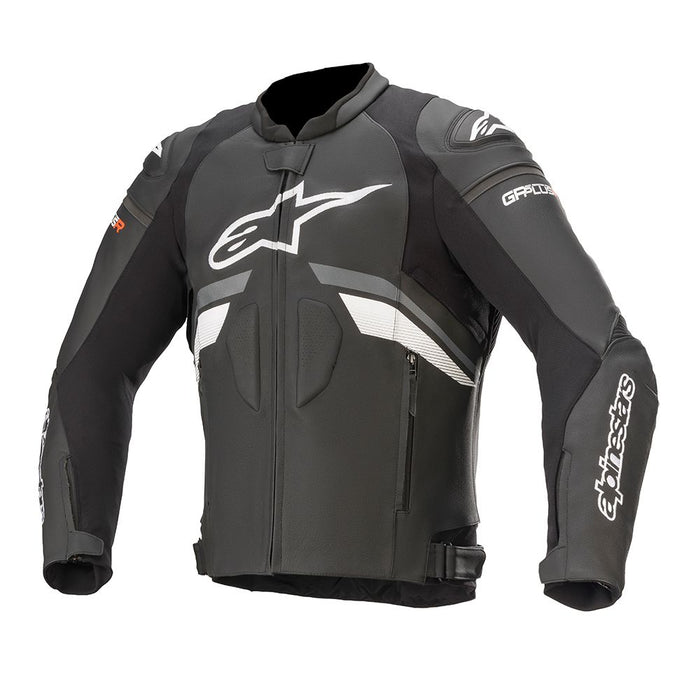 Alpinestars GP Plus R V3 Rideknit Leather Jacket in Black/White 2023