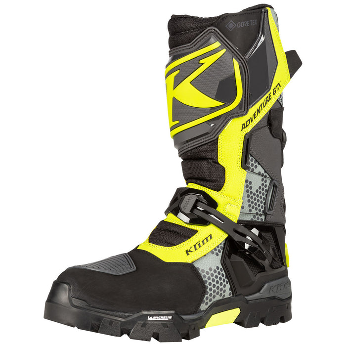 Klim Adventure GTX Boots 2021 Asphalt - Hi-Vis - 2021