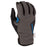 Klim Inversion Gloves in Asphalt - Electric Blue Lemonade - 2021