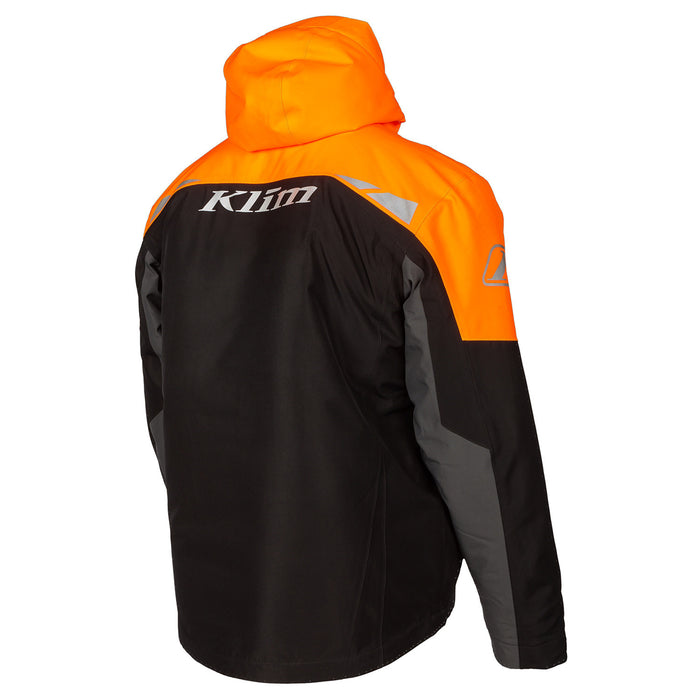 Klim Rift Jackets in Black - Strike Orange