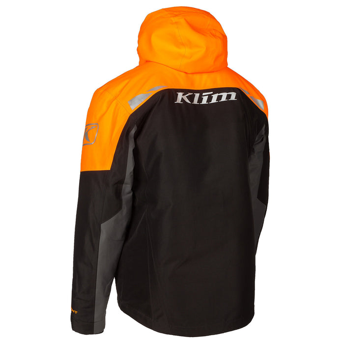 Klim Rift Jackets in Black - Strike Orange