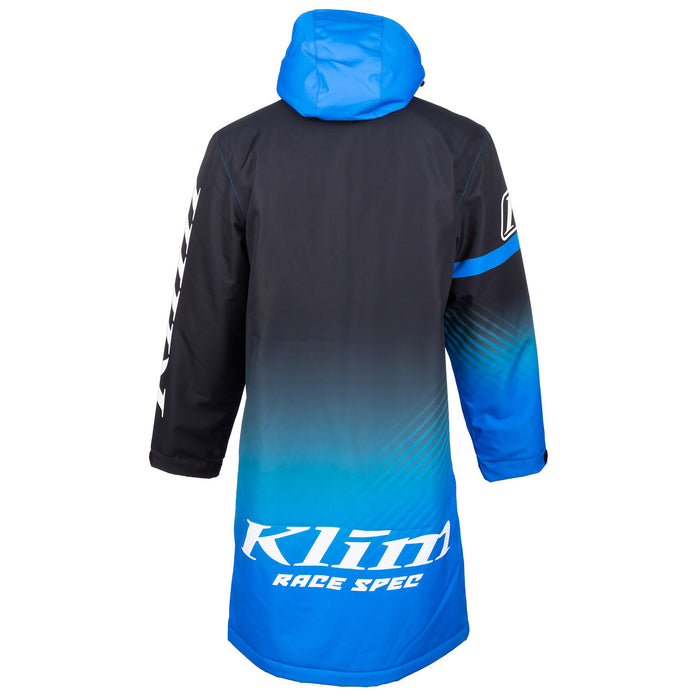KLIM Revolt Pit Coat in Electric Blue Lemonade - Black