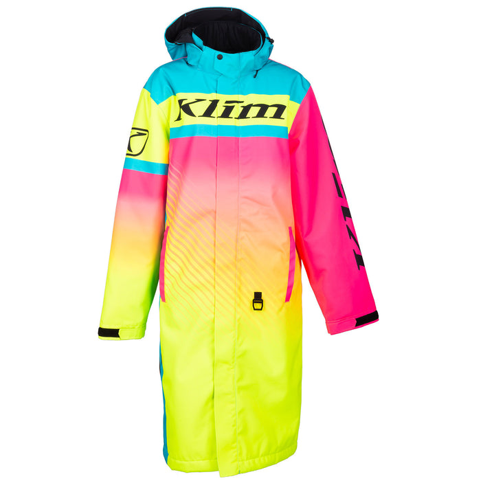 KLIM Revolt Pit Coat in Knockout Pink - Hi-Vis
