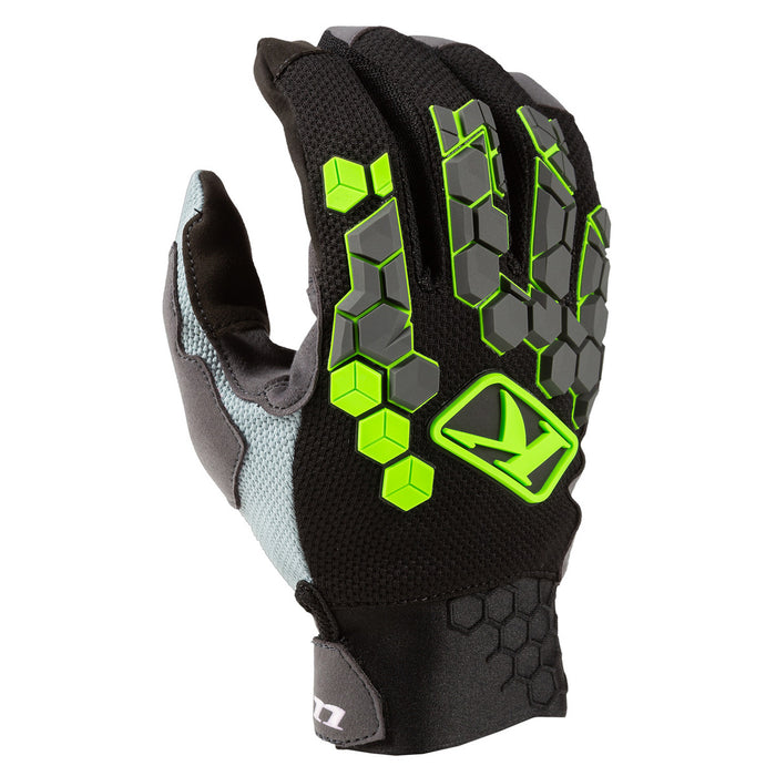 KLIM Dakar Gloves in Electrik Gecko