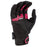 Klim Versa Gloves in Black - Knockout Pink