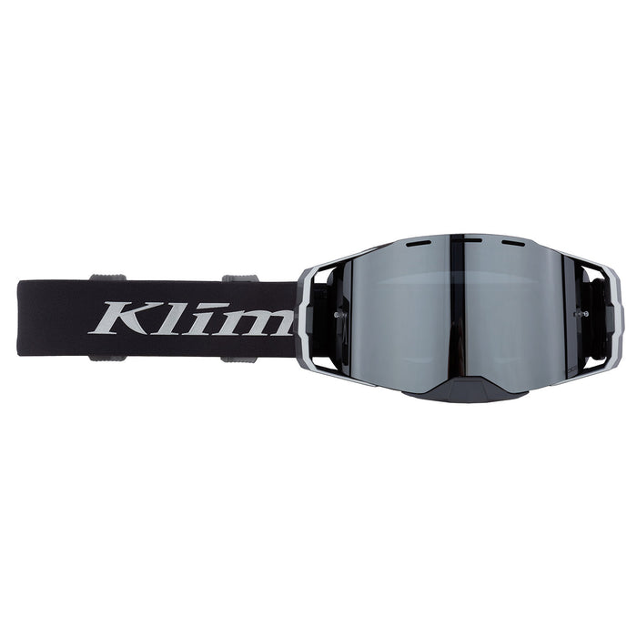 KLIM Edge Hex Off-Road Goggles in Asphalt Monument W/ Dark Smoke Silver Mirror Lens