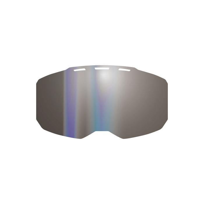 Klim Edge Replacement Goggle Lens in Dark Smoke Silver Mirror