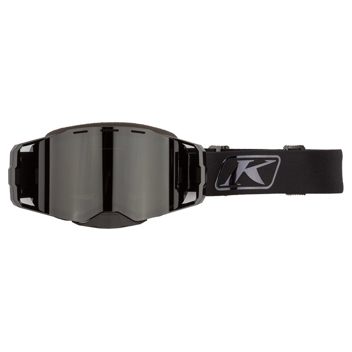 Edge Focus Snow Goggles in Black Chrome Smoke Polarized