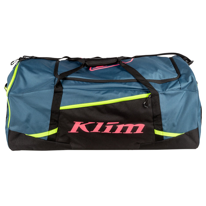 Klim Drift Gear Bag in Petrol - Knockout Pink