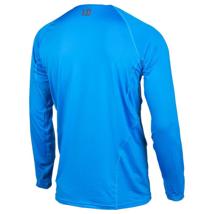 Klim Aggressor Shirt 1.0 in Electric Blue Lemonade - 2021