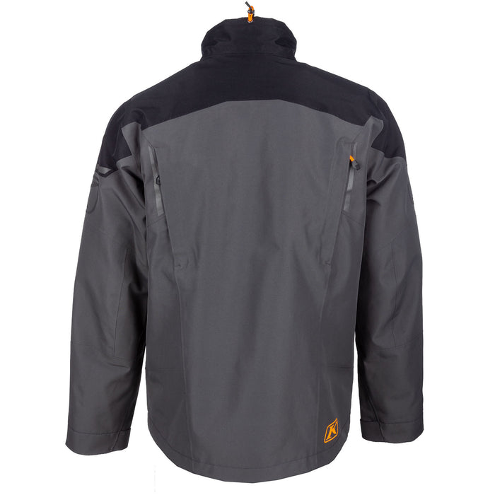 Klim Tomahawk Jacket in Asphalt - Strike Orange