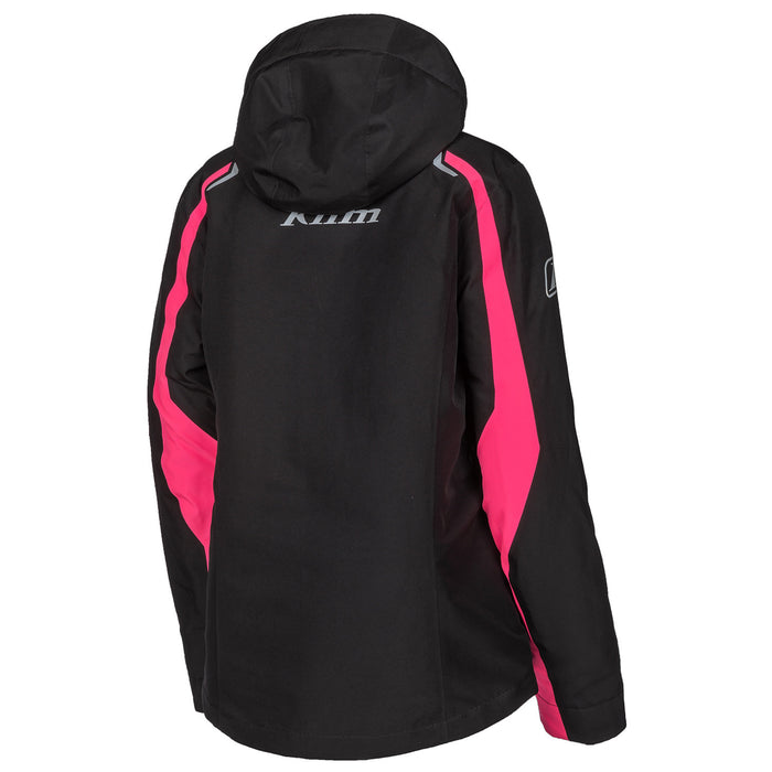 Klim Women's Flare Jacket in Black - Knockout Pink