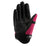 Joe Rocket Women's Cleo Mesh Gloves/Hard Knuckles in Pink/Black