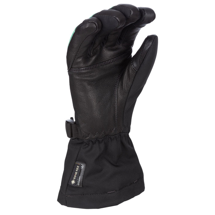 Klim Radiate Gauntlet Gloves in Black - Wintermint
