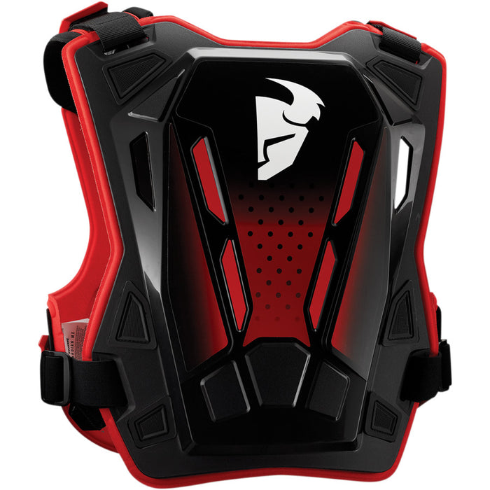 Thor Youth Guardian MX Roost Deflector in Red/Black - Back