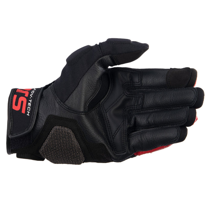 Alpinestars Halo Leather Gloves in Black/White/Red
