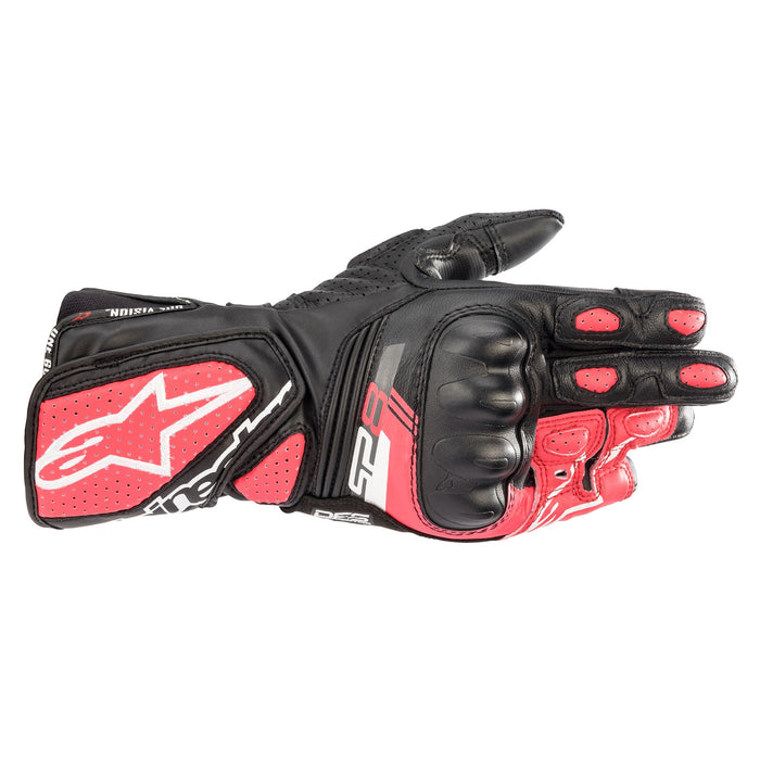 Alpinestars Stella SP-8 Gloves in Black/White/Pink 2022