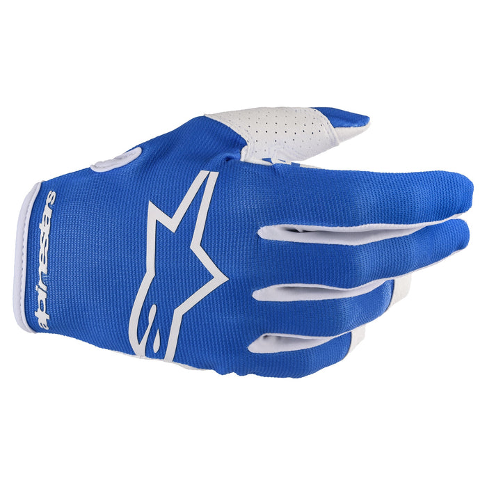 ALPINESTARS Youth Radar Gloves in Blue/White