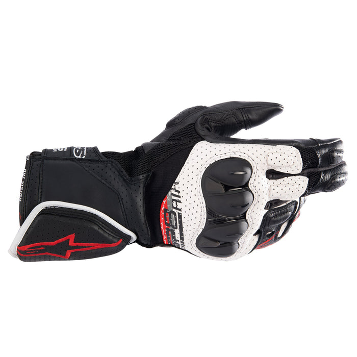 Alpinestars Sp-8 V3 Air Gloves in Black/White/Fluo Red