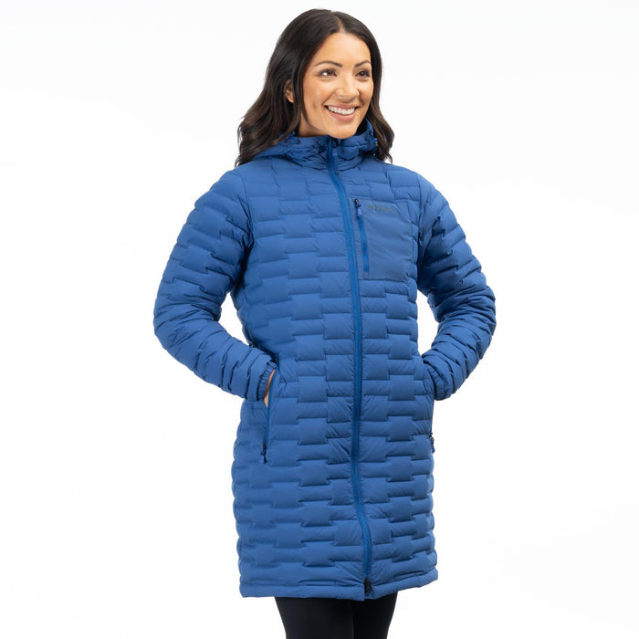 Klim Luna Stretch Down Women's Parka in Mazarine Blue