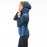 Klim Luna Stretch Down Hybrid Women's Hoodie in Mazarine Blue - Dress Blues