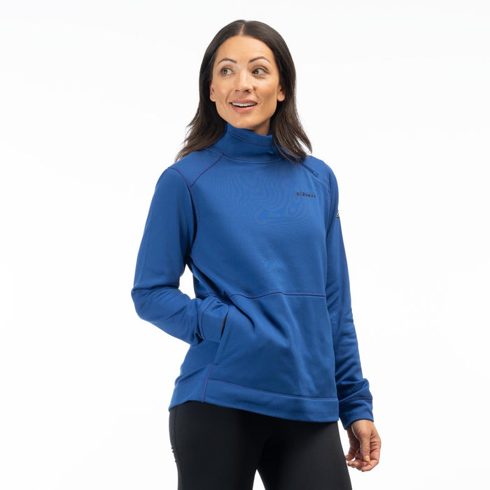 Klim Solitude Asym Women's Pullover in Mazarine Blue