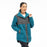 KLIM High Pile Mountain Women's Fleece Jacket in Deep Lagoon - Asphalt
