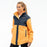 KLIM High Pile Mountain Women's Fleece Jacket in Mock Orange - Dress Blues